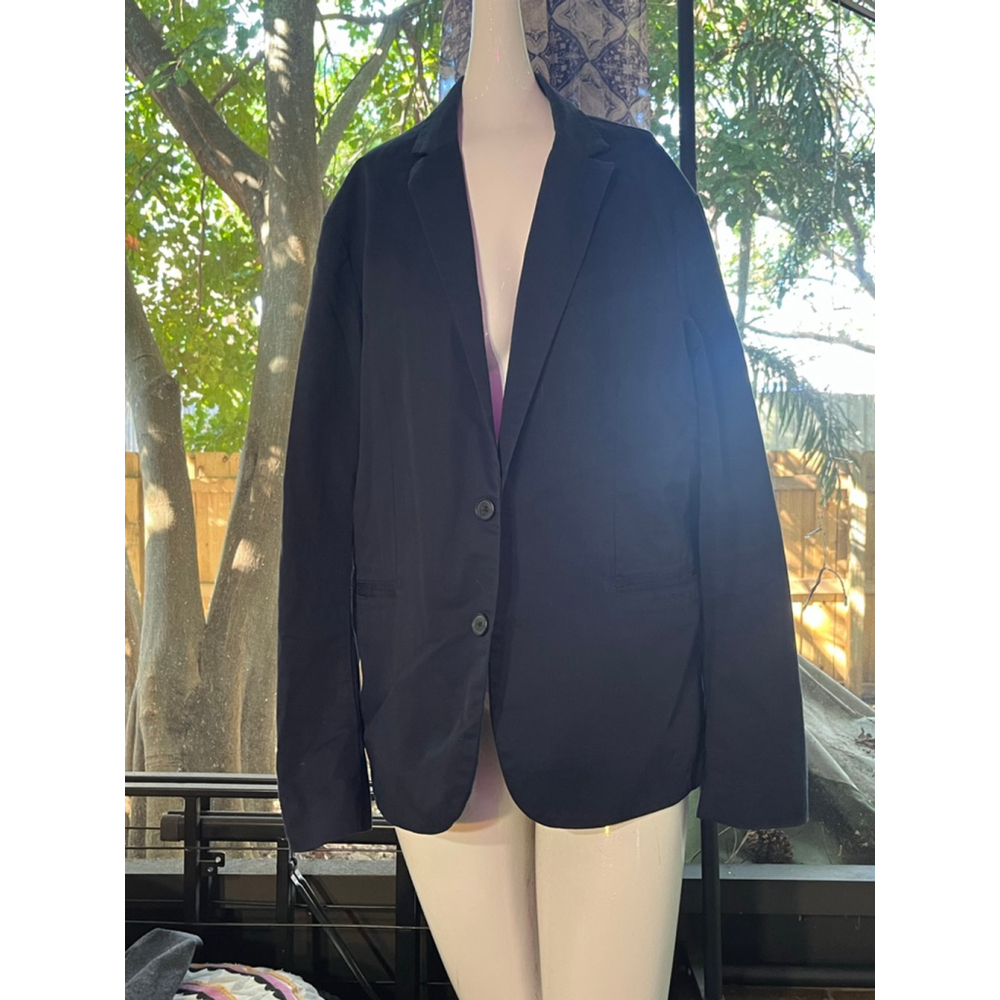 Men's Armani Exchange Black Sateen Blazer 40L